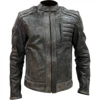 MCP Мотокуртка кожаная Houston серый в Иркутске