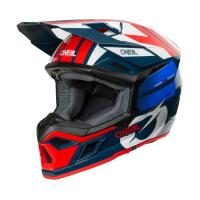 Oneal Кроссовый шлем 3Series Ride V.25 синий/белый в Иркутске