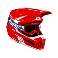 Leatt Шлем кроссовый 3.5 V26 Red + очки Vizion 3.5 в Иркутске