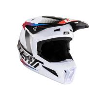 Leatt Шлем кроссовый Moto 2.5 Helmet Black/White 2024 в Иркутске