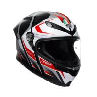 AGV Шлем K6 S 2206 Karve Matt Black/White/Red в Иркутске