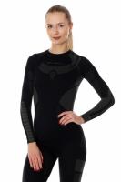 Brubeck Футболка женская с длинным рукавом Dry Черная в Иркутске