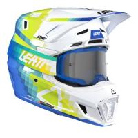 Leatt Шлем кроссовый  7.5 V26 Pixel Blue + очки Velocity 4.5 в Иркутске