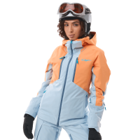 Dragonfly Куртка горнолыжная утепленная Gravity Woman 2025 Mock Orange-Light Blue в Иркутске