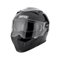 Simpson Шлем модуляр Darksome Gloss Black в Иркутске