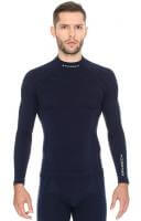 Brubeck Футболка мужская дл.рукав Wool Merino 78% Темно-Синий в Иркутске