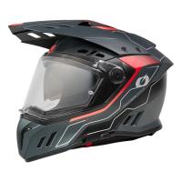 Oneal Шлем кроссовый со стеклом Sierra RS Echo красный/черный в Иркутске