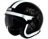 IXS Мотошлем открытый iXS 880 2.2 черно-серебристый в Иркутске