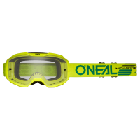 Oneal Маска кроссовая B-10 Solid V.24, желтый, прозрачные линзы Antifog, с защитой от уф лучей в Иркутске