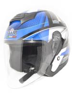 AiM Шлем открытый JK526 Blue/Grey/Black в Иркутске