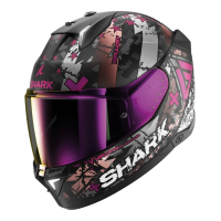 Shark Шлем Skwal i3 Hellcat Mat Black/Chrome/Violet в Иркутске