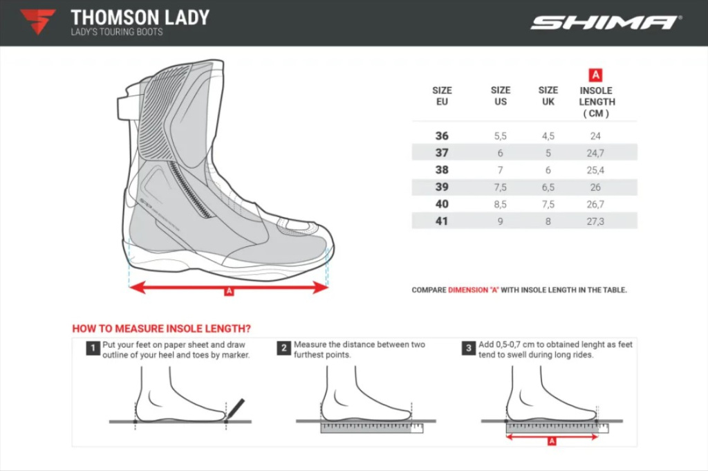 Shima боты Thomson Lady