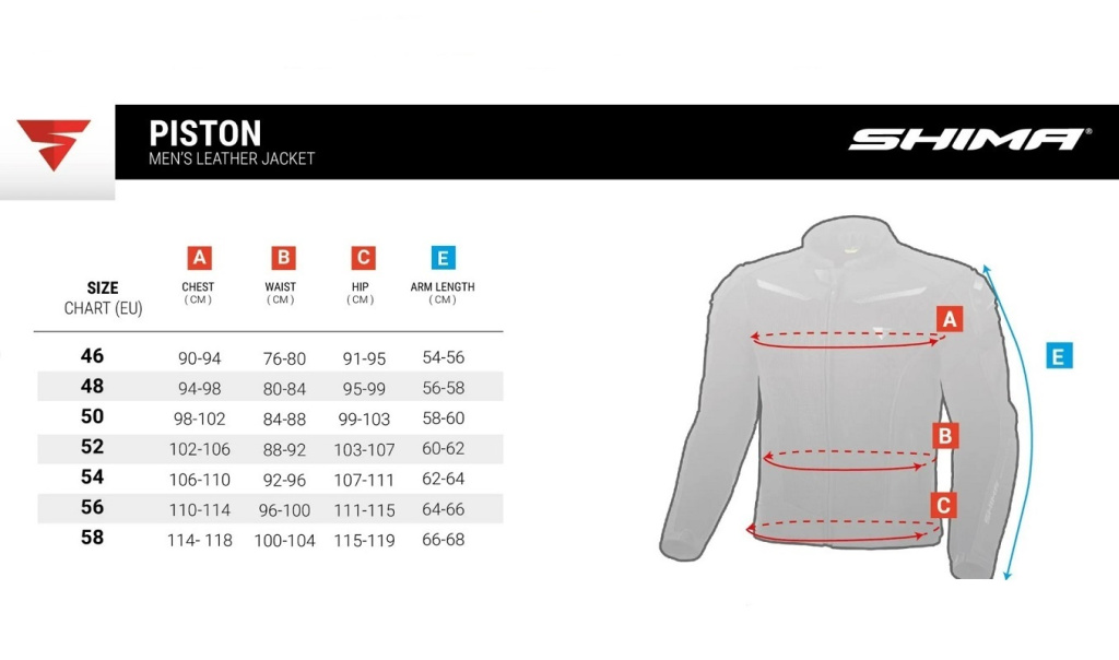 Shima куртка кожаная Piston