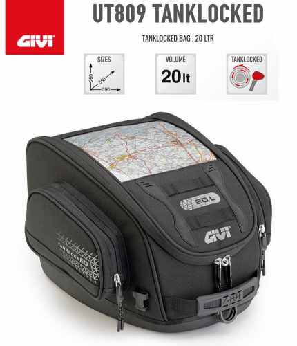 Givi Сумка на бак Tanklocked UT809 20л в Иркутске