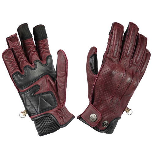 By City Мотоперчатки Oxford Man Burgundy в Иркутске