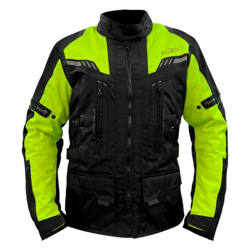 MCP Мотокуртка мужская туристическая Traveller черно-желтый в Иркутске