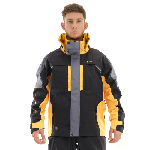 Dragonfly Куртка мембранная Quad Pro Black-yellow в Иркутске