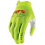 100% Мотоперчатки текстильные ITrack Fluo/Yellow в Иркутске