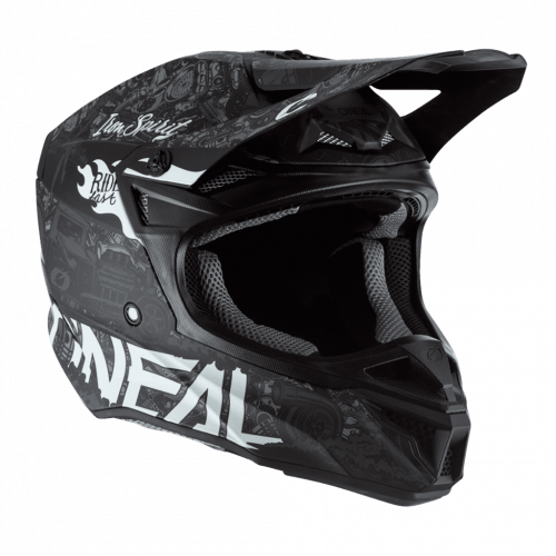 ONEAL Кроссовый шлем 5Series HR Черный/Белый в Иркутске