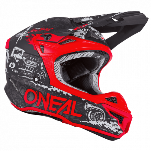 ONEAL Кроссовый шлем 5Series HR Черный/Красный в Иркутске