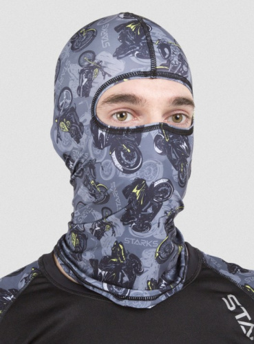 Starks Подшлемник Light Print Moto Серый принт в Иркутске