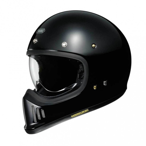 Shoei Мотошлем EX-Zero Plain Черный глянцевый в Иркутске