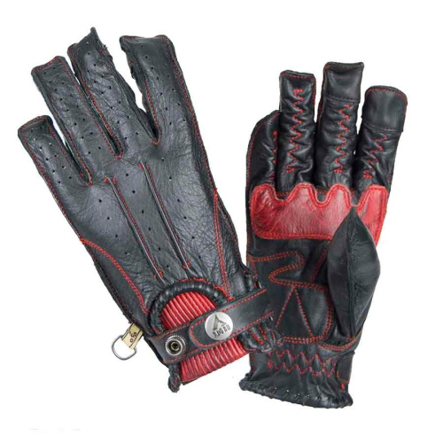 By City Мотоперчатки Second Skin Man Black/Red в Иркутске
