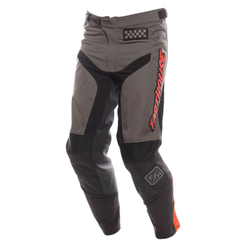 Fasthouse Брюки Grindhouse Pant Gray/Red в Иркутске