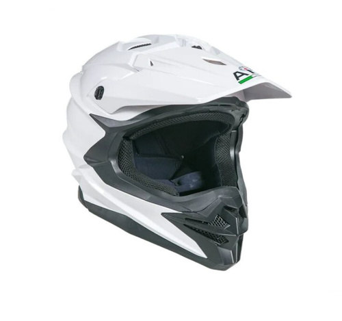 AiM Шлем кроссовый JK803 White Glossy в Иркутске