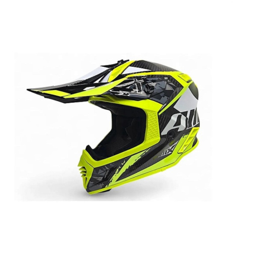 AiM Шлем RH855 Carbon Terrain Black/Yellow в Иркутске