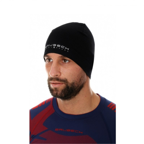 Brubeck Шапка шерстяная Active Wool Черная в Иркутске