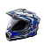 AIM Шлем кросс/эндуро JK802S Blue/Grey/Black в Иркутске