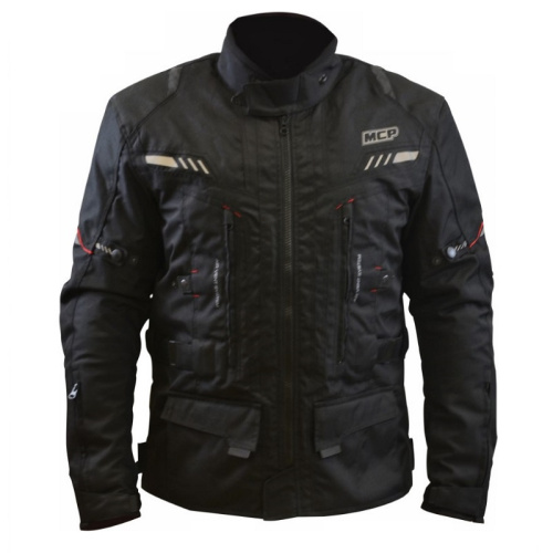 MCP Мотокуртка мужская туристическая Traveller черно-красный в Иркутске
