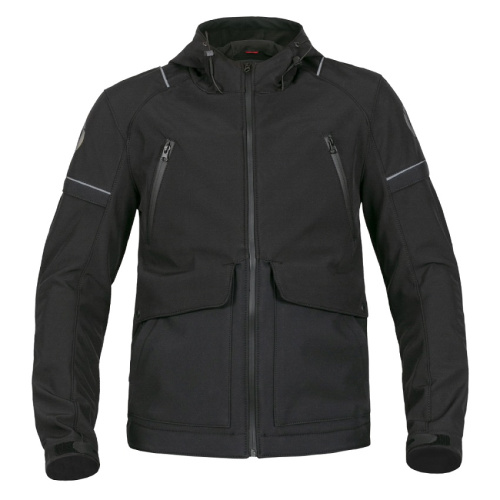 Inflame Куртка мужская Free Wind текстиль черный в Иркутске