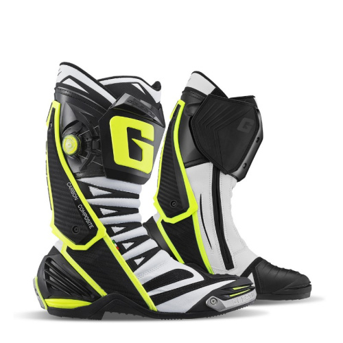 Gaerne Мотоботы GP1 Evo White/Black/Yellow в Иркутске
