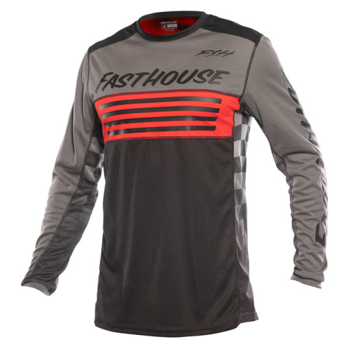 Fasthouse Джерси Grindhouse Grey-Red в Иркутске