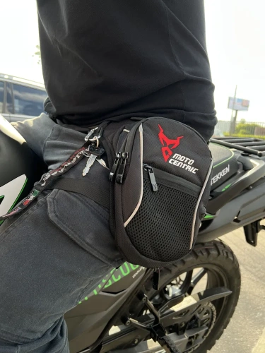 Motolike сумка на пояс красная в Иркутске