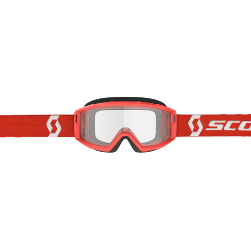 Scott очки кроссовые Primal Red прозрачная линза в Иркутске