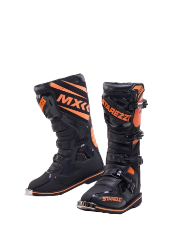 Starezzi Мотоботы Roma Black/Orange в Иркутске