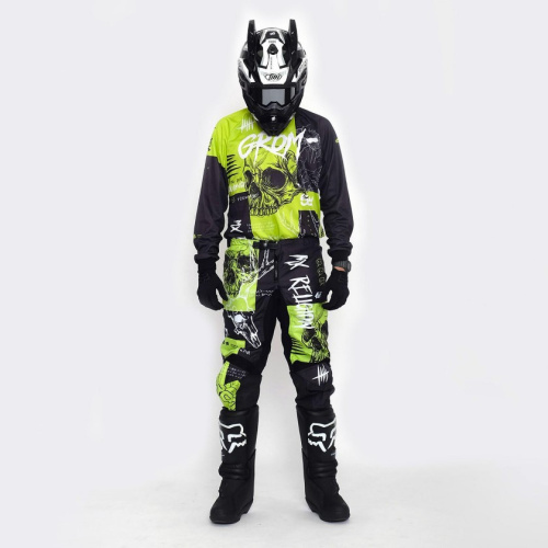 Grom Джерси MX Religion lime в Иркутске