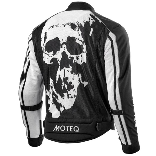 Moteq Мотокуртка текстильная сетка Rebel Черно-белая в Иркутске