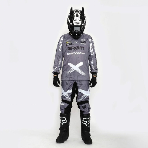 Grom Штаны кроссовые X Gray в Иркутске