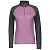 Scott Термокофта женская  Zip Defined Merino dark grey melange/cassis pink в Иркутске