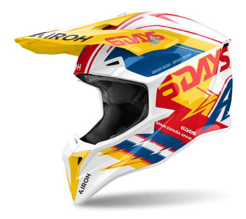 Airoh Мотошлем Wraaap Sixdays Spain 2024 Glossy в Иркутске