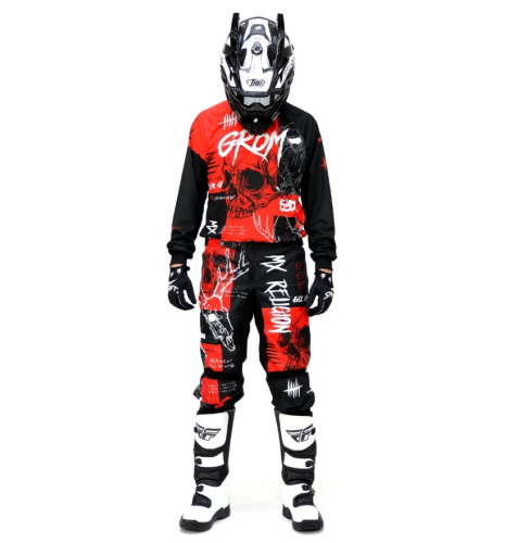 Grom Джерси + штаны MX Religion red в Иркутске