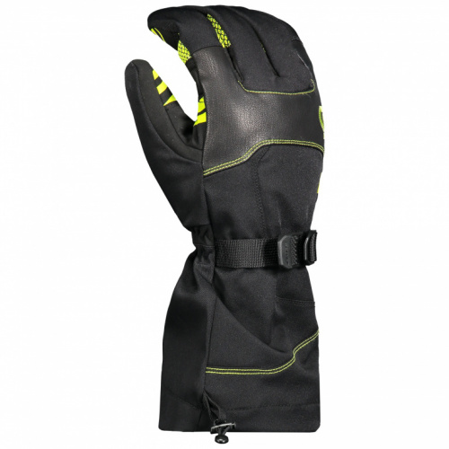 Scott Перчатки Cubrick Black/Lime-green в Иркутске