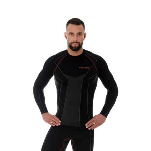 Brubeck Футболка мужская Thermo Protect черный в Иркутске