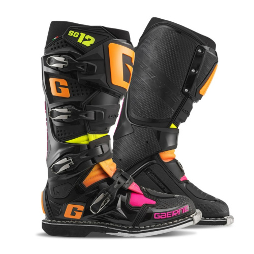 Gaerne Мотоботы SG-12 Black/Orange/Pink в Иркутске