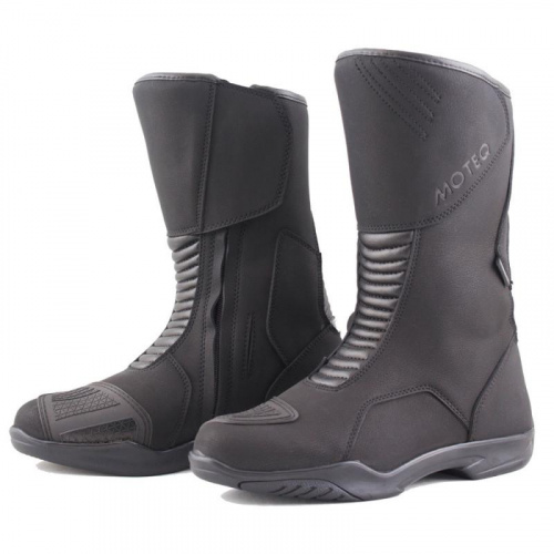 Moteq Кожаные мотоботы Phantom black в Иркутске