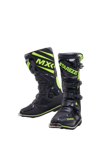 Starezzi Мотоботы Roma Black Fluo Yellow в Иркутске